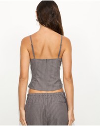 Dazie - Rhea Square Neck Top