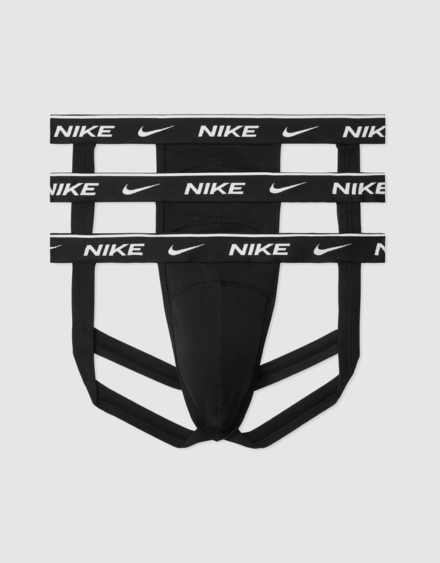 Nike - 3-Pack Dri-FIT Essential Cotton Stretch Jock Strap