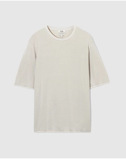 COS - Magnus Co Rib Relaxed Knit Tee
