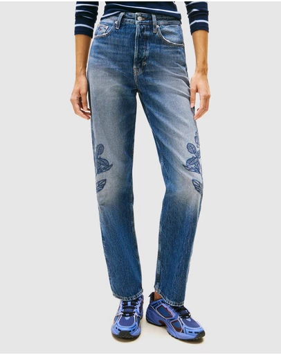 Tommy Jeans - Layla High Rise Slim Straight Jeans