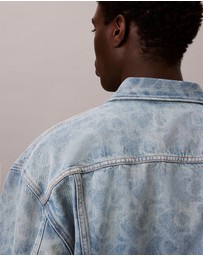 Calvin Klein Jeans - Allover Monogram 90s Denim Trucker Jacket