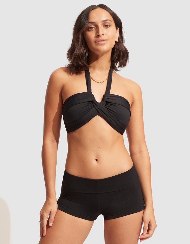 Seafolly - Seafolly Collective Roll Top Boyleg Bikini Bottoms