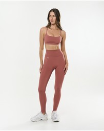 STAX. - Crossback Sports Crop Astryx - Rust