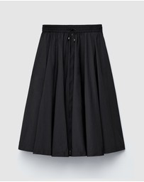 & Other Stories - Voluminous Drawstring Midi Skirt