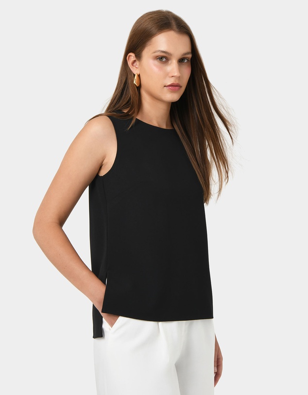 Forcast - Tess Round Neck Top
