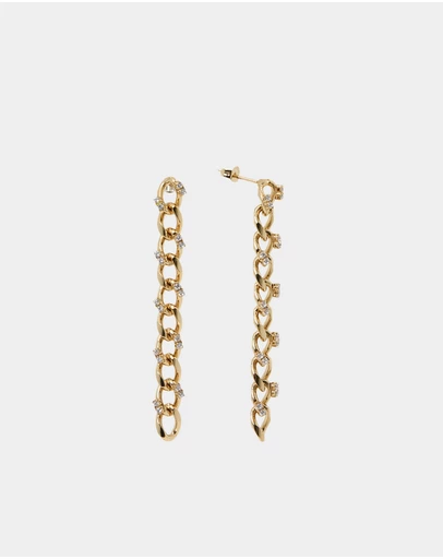 Forcast - Cambria 16k Gold Plated Earrings
