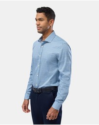 Brooksfield - Circle Motif Slim Fit Shirt