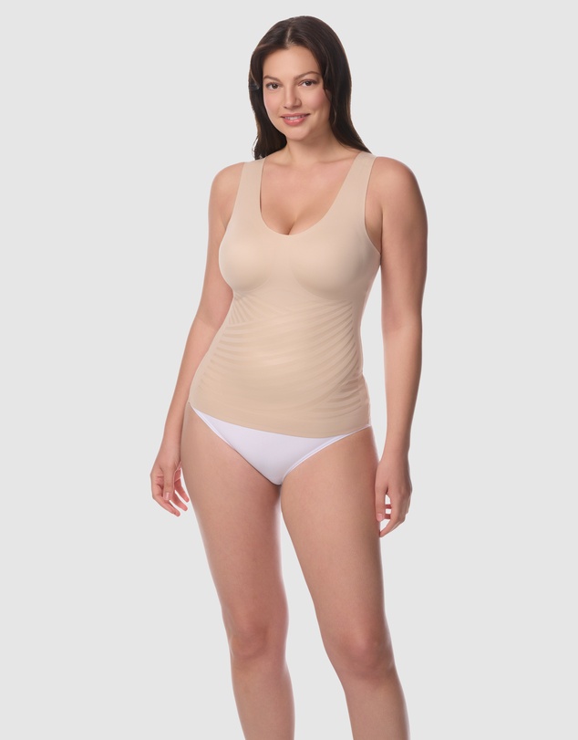 Naomi & Nicole - Mark My Curve Shaping Tank Top With Removable Padding