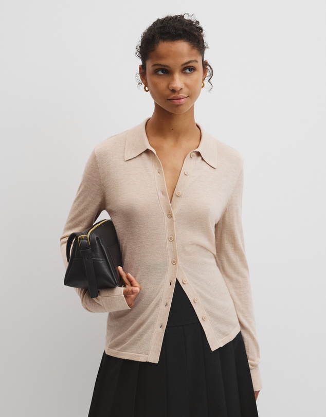 Country Road - Merino Long Sleeve Knit Shirt