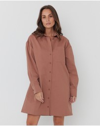 ALEXANDRA - Jett Mini Dress Mahogany