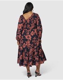 Something 4 Olivia - Lauren Asymmetric Midi Dress