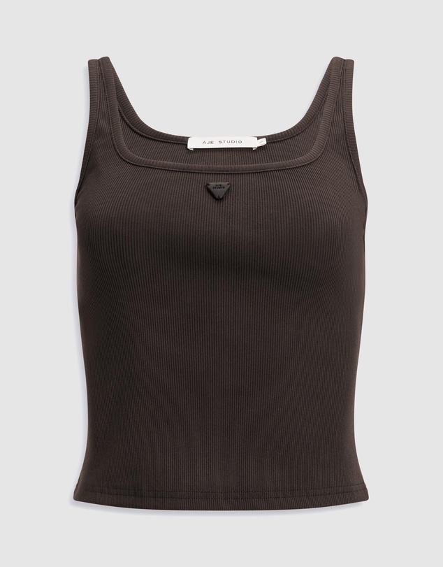 Aje Studio - Cowrie Square Neck Tank