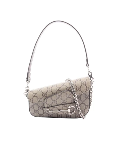 Pre-Loved by Azura Reborn - Pre-Loved Mini GG Supreme Asymmetric Horsebit 1955 Shoulder Bag