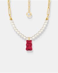 THOMAS SABO - HARIBO Red Bear Pearl Necklace
