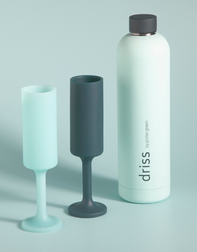 porter green - seff | silicone unbreakable champagne flutes