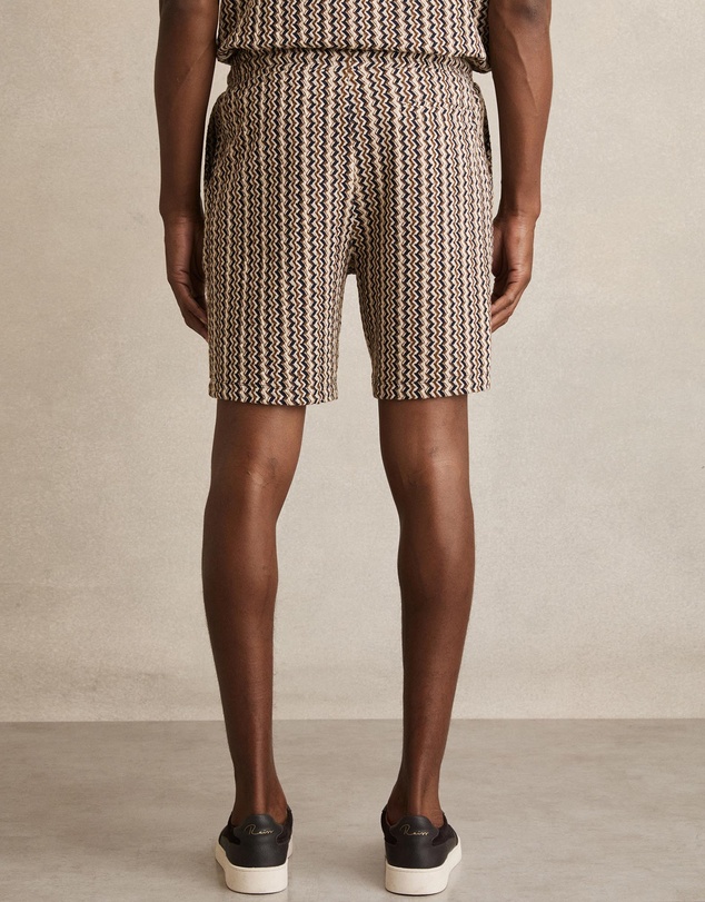 REISS - Teti Stripe Drawstring Shorts