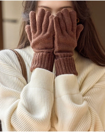 SILK MAGNOLIA - Cashmere Gloves