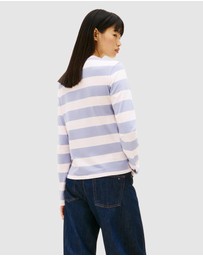 Tommy Jeans - Regular S Flag Jersey Long Sleeve Tee