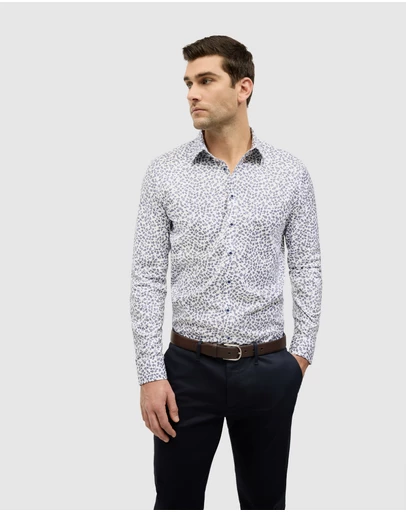Politix - Ditsy Floral Print Long Sleeve Shirt