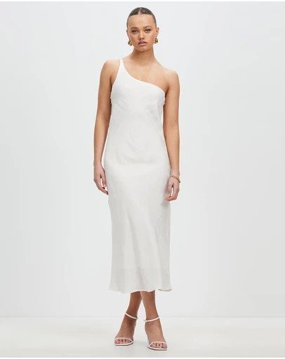 Third Form - Paisley Bias One Shoulder Midi Dress