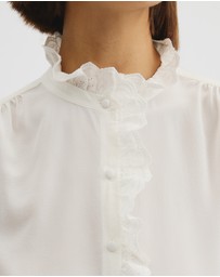 Country Road - Long Sleeve Ruffle Shirt