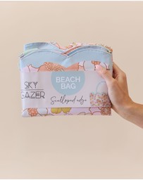 Sky Gazer - Beach Lover's Gift Box Hamper- Floral Azure