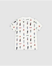 GUESS - Bear Graphic Polo Shirt