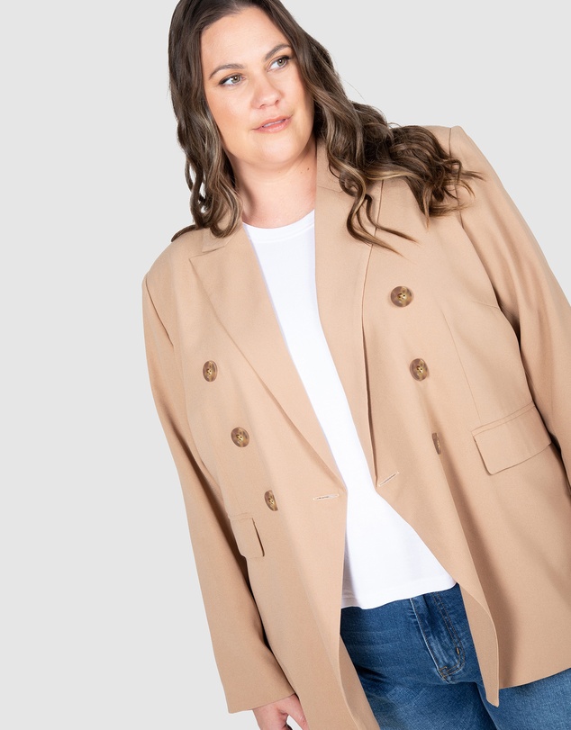 Love Your Wardrobe - Charlie Double Breasted Blazer