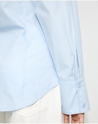 Dazie - Em Asymmetrical Button Up Shirt