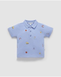 Purebaby - Alphabet Polo -Kids-Babies