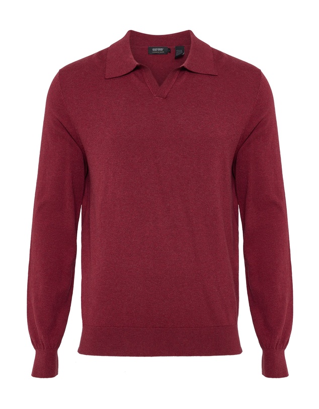 Oxford - Dominic Polo Cashmere Blend Knit