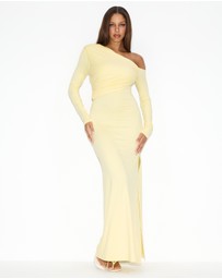 Dazie - Katia Asymmetric Jersey Dress