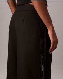 Calvin Klein Jeans - Cotton Twill Logo Tape Pants