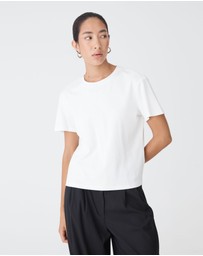 Forcast - May Relaxed Cotton T-Shirt
