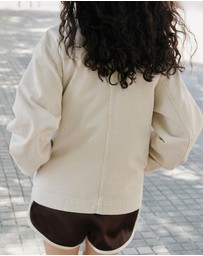 M.N.G - Denim Parka With Contrasting Collar