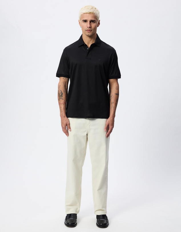 Emporio Armani - Rounded Micro Eagle Polo Shirt