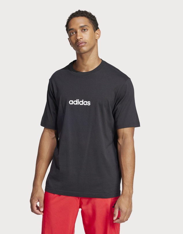 adidas Sportswear - Essentials Linear Single Jersey Tee Mens