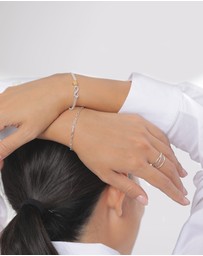 Elli Jewelry - Bracelet Heart Valentine 925 Sterling Silver