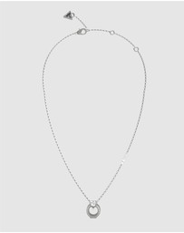GUESS - Silver-Tone M'ama Non M'ama Necklace