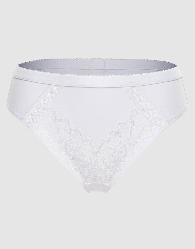 Sans Complexe - Coton D'Arum Organic Cotton Brief with Lace