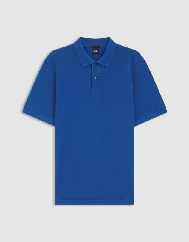 BOSS - Pallas Polo Shirt in Cotton Piqué With Embroidered Logo