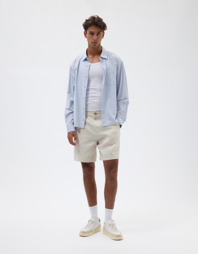 AERE - Tailored Linen Shorts