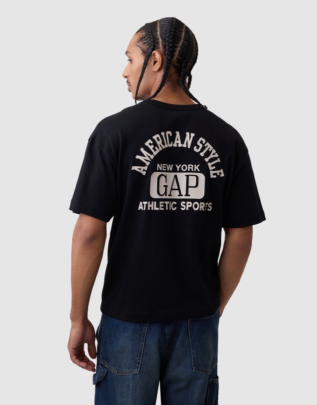 GAP - JPN IE Archive Logo Cropped Tee