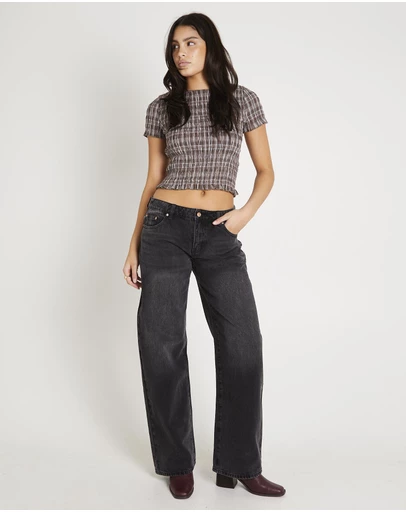 Subtitled - Maylee Low Rise Relaxed Denim Jeans