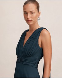 Forever New - Leia Pleated Cape Maxi Dress