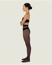 INSTOCK - Gravity — 30 Denier Sheer Glitter Back Seam Tights