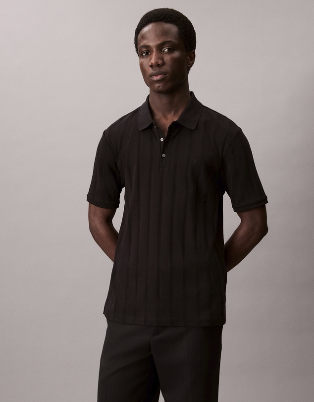 Calvin Klein - Variegated Rib Classic Polo Shirt