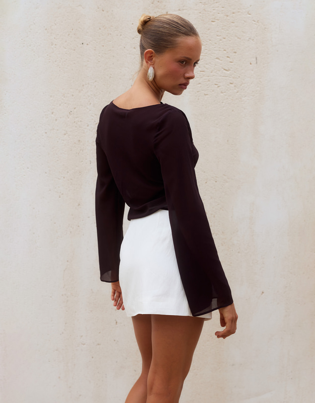 Runaway the Label - Dia Mini Wrap Skirt