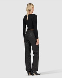 Rolla's - 90'S Boyfriend Jean - Espresso Coated