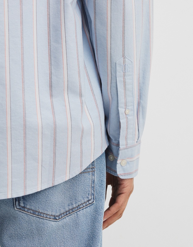 Country Road - Regular Fit Australian Good Earth Cotton Stripe Oxford Shirt